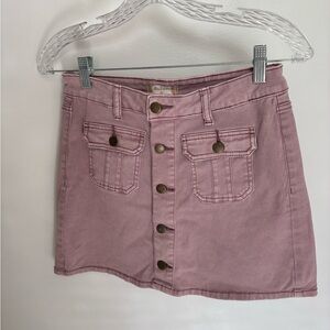 Altar'd State Pink Mini Pencil Skirt